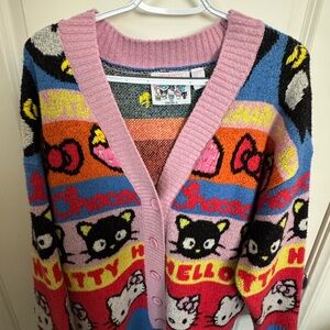 Forever 21 Multicolor Hello Kitty Cardigan